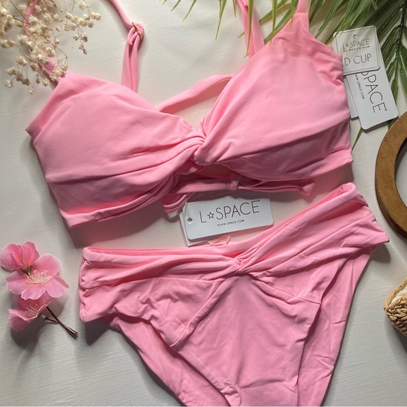 L*SPACE 🌸 Bikini Set - Light Pink - Picture 2 of 16